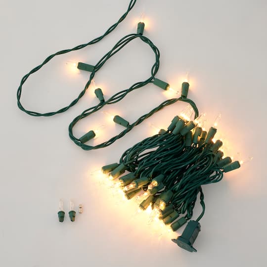 8 Pack: Creative Collection&#x2122; 50ct. Clear Shimmer String Lights by Ashland&#x2122;